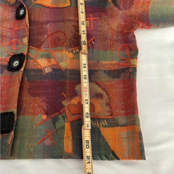 Men's Multicolor Patterned Jacket - Picture 10 of 11